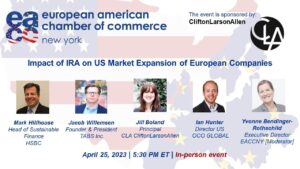 Impact of IRA on U.S. Market Expansion of European Companies